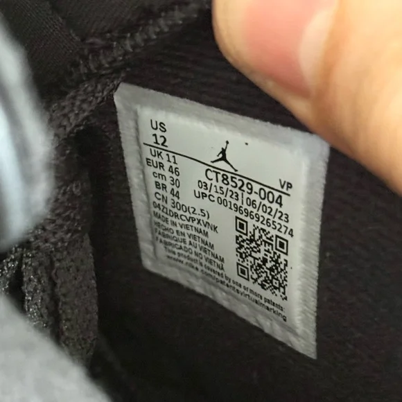 Jordan 6 Retro Aqua size 12 CT8529-004 2023 VNDS - Picture 9 of 9